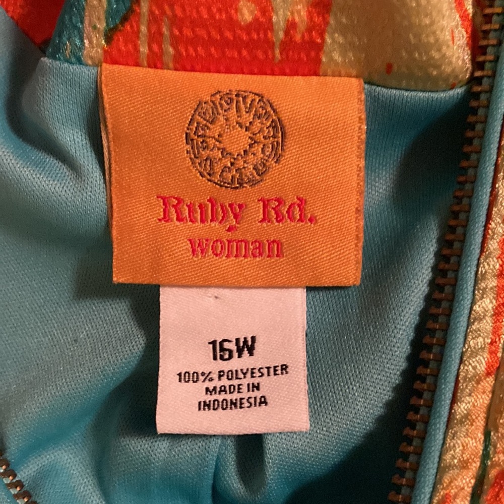 Ruby Rd. Woman’s Silky Zip Up Jacket - image 5